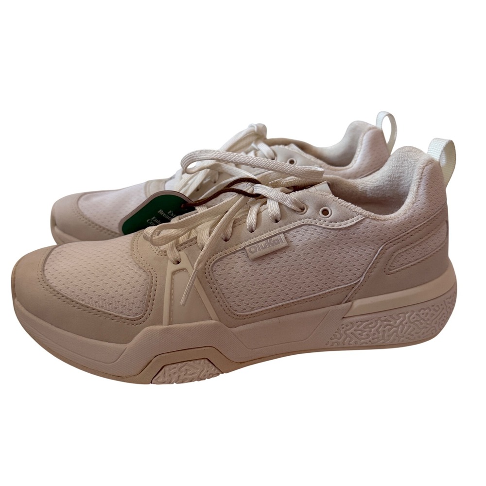 OluKai Anau Bone White Athletic Sneakers 20528-WBWB Womens 10
